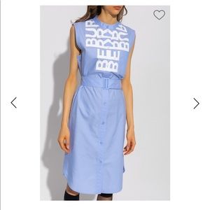 Burberry Sleeveless Dress with Logo